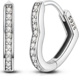LA MILA עגילי כסף- Love Earrings