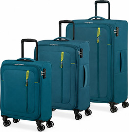 AMERICAN TOURISTER סט מזוודות בד American tourister דגם Nitestream