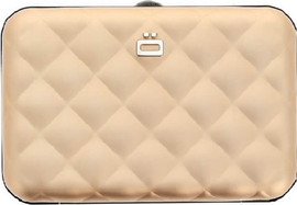 OGON ארנק אלומיניום לנשים עם מנעול מדגם QUILTED BUTTON
