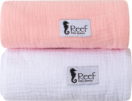 Reef Baby Spaces מארז חיתולי טטרה - ורוד לבן