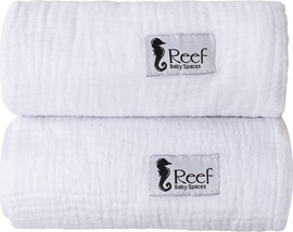 Reef Baby Spaces זוג חיתולי טטרה - לבן