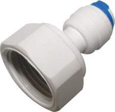 2buyspares מחבר פלסטיק ישר מהיר "1/4 להברגה נקבה "1/2 (תואם 37DM055)