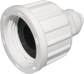 2buyspares מחבר פלסטיק לחיבור צינור אייס מייקר "3/4 הברגה נקבה - "1/4 חיבור מהיר (תואם 37JG058 וגם 37DM058)