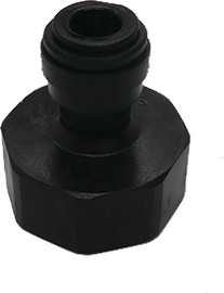2buyspares מחבר מתאם 180° ישר "3/4 הברגה נקבה - 8 מ"מ מהיר בתקן NSF אמריקאי