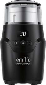 EMILIO מטחנת קפה ביתית עם טיימר דיגיטלי דגם EMILIO MINI GRINDER בצבע שחור 165W