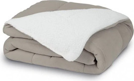 HomeStyle שמיכת חורף זוגית מפנקת סנואו Snow BLANKET בז'