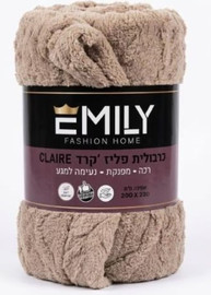 EMILY כרבולית דמוי ז'קרד זוגית 200X220 ס"מ CLAIRE