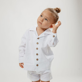 Little Amore חולצת פשתן