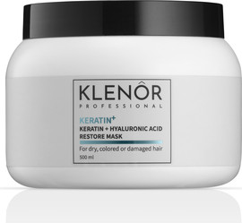 KLENOR מסיכת קרטין טיפולית המסייעת לחיזוק, שיקום והגברת הלחות בשיער חלש/ מוחלק