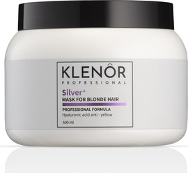 KLENOR מסיכת סילבר לנטרול גווני צהוב וכתום (מתאימה גם לשיער מוחלק)