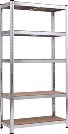 Nice drive כוננית מתכת מגולוונת 5 מדפים MDF 180×90×40 – עד 175 ק״ג למדף