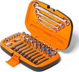 KING TOOLS סט בוקסות ומפתחות Torx – 40 חלקים KING TOOLS | טורקס פנימי + ביטים ארוכים