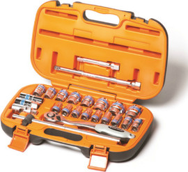 KING TOOLS סט בוקסות אינצ`י דרייב 1/2" – 5/16" עד 1.1/4" | 25 חלקים KING TOOLS