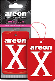 AREON עץ ריח לרכב בניחוח מסטיק AREON X - מארז 10 יחידות