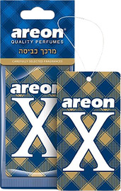 AREON עץ ריח לרכב בניחוח מרכך כביסה AREON X - מארז 10 יחידות