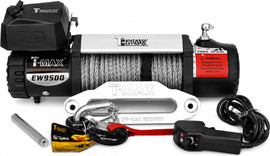 T-MAX כננת משיכה 12V T-MAX דגם X-POWER-9500 חבל סינטטי