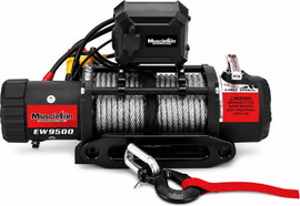 MUSCLELIFT כננת משיכה 12V MUSCLELIFT דגם EW9500 חבל סינטטי