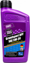 OWS שמן מנוע OWS Grandsport DPF 5W-30 סינתטי מלא 1 ליטר | Low SAPS | DPF | C3