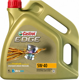 OWS שמן מנוע 5W40 סינטטי מלא 4 ליטר | Castrol EDGE | VW 505.00/505.01 | מתאים לבנזין ודיזל