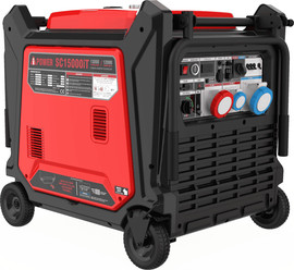 A-ipower גנרטור בנזין סופר מושתק אינוורטר משולב גז הספק 13000 וואט דגם Aipower SM15000Di-T