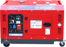 A-ipower גנרטור דיזל מושתק תלת פאזי Aipower הספק 10000 וואט