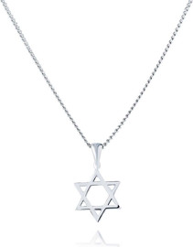 ASAF & TOMER שרשרת תליון מגן דוד קלאסית לגבר