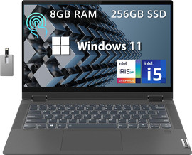 Lenovo מחשב נייד Lenovo FLEX 5 Core i5 1135G7 256GB SSD