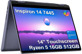 Dell מחשב נייד Dell Inspiron 7445 A124CLD 2 IN 1 AMD Ry