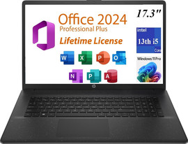 HP מחשב נייד HP 17T CN300 Core i5 1334U 256GB SSD 8G