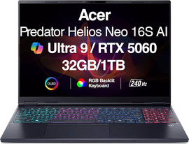 Acer מחשב נייד Acer Predator Helios Neo 16 AI PHN16 73