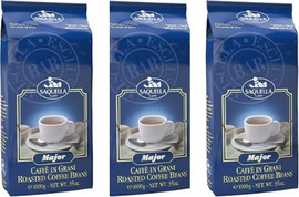 Saquella Caffe 3 ק"ג פולי קפה מייג'ור מבית Saquella Caffe