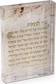 לבנה עיצובים מעמד אקריל שיר למעלות