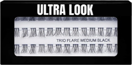 Adah Lazorgan ריסים אולטא לוק טריו מדיום בלאק trio flare medium black