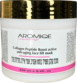 AROMIQE מסכת קולגן פפטיד בוסט אקטיב אנטי איינ'ג מתיחת פנים 250 מל