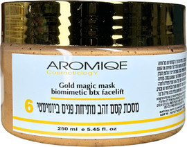 AROMIQE מסכת קסם זהב מתיחת פנים ביומימטי 250 מל