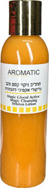 AROMIQE תחליב ניקוי קסם זהב גליקולי אקטיבי להבהרה 150 מל