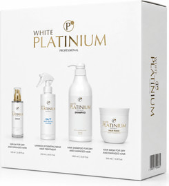 White Platinum מארז שיקום לשיער יבש ופגום