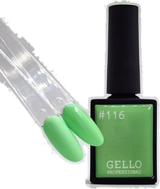 Gello לק ג'ל ג'לו צבע ירוק תפוח 13 מל GELLO #116