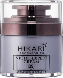 Hikari קרם לילה אינטנסיבי להזנה ,חידוש ותיקון רפיון העור 50 מל
