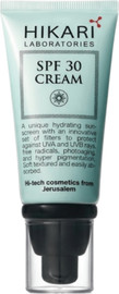 Hikari קרם מקדם הגנה SPF 30 עם רכיבי אנטי אייג'ינג 60 מל