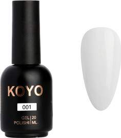 KOYO לק ג׳ל מס׳ 001 לבן טיפקס בגודל 20 מל
