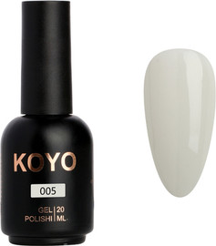 KOYO לק ג׳ל מס׳ 005 פאני באני חלבי שקוף בגודל 20 מל