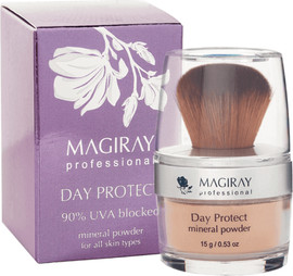 Magiray אבקת הגנה מינרלית 50 SPF הגנה מהשמש 15 גרם מסדרת ריסטור