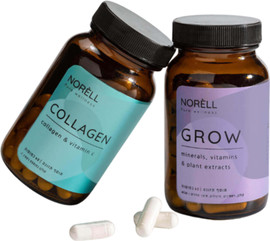 נוראל חבילת כמוסות Grow + Collagen