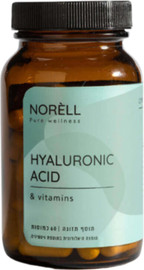 נוראל כמוסות חומצה היאלורונית/Hyaluronic Acid עם 60 קפוסלות