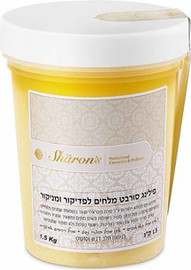 Sharons פילינג סורבט מלחים לפדיקור ומניקור בניחוח חלב דבש קוקוס 1.5 ק"ג