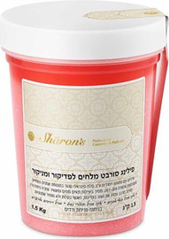 Sharons פילינג סורבט מלחים לפדיקור ומניקור בניחוח פריחת ורדים 1.5 ק"ג