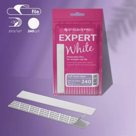 Staleks פצירות חד-פעמיות עם שכבת ספוג רכה EXPERT 20 גריט 240 (30 יח')