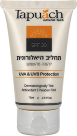תפוח מקדם הגנה SPF30 תחליב היאלורונית 75 מ"ל