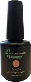 Nail Creativity בייס ראבר כיסוי ורוד 15 מל